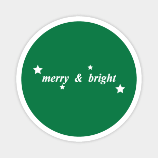 merry and bright Magnet